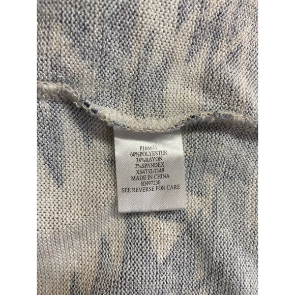 New Directions Tunic Top Small Aztec Print Cowl Neck Boho Southwestern Cozy - Picture 5 of 8